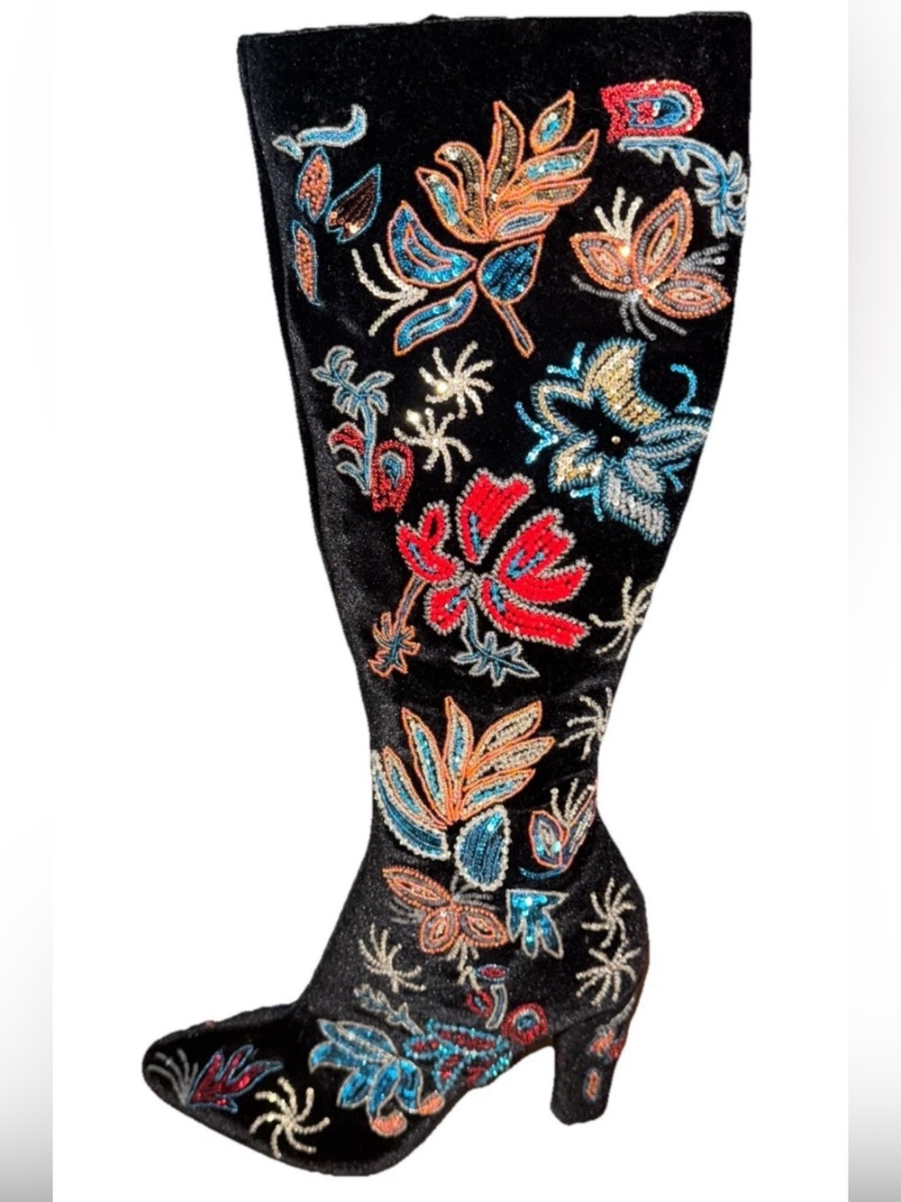 Jeffrey Campbell Black Knee-High Women's Boot 10